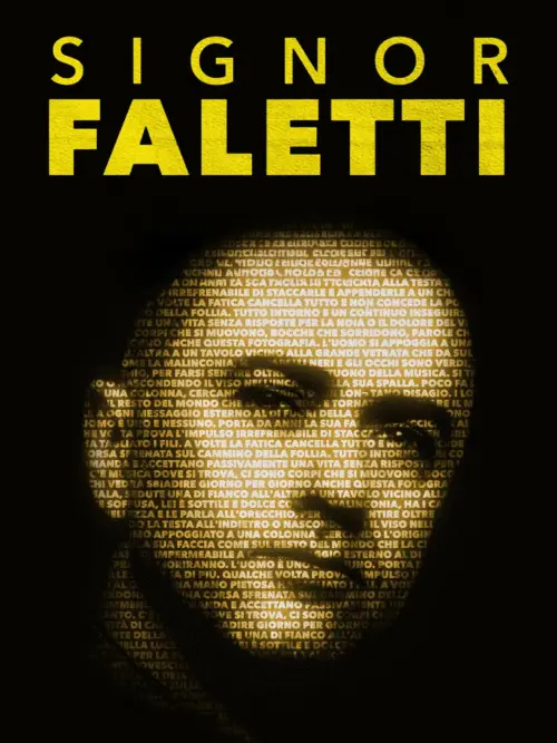 Movie poster "Signor Faletti"