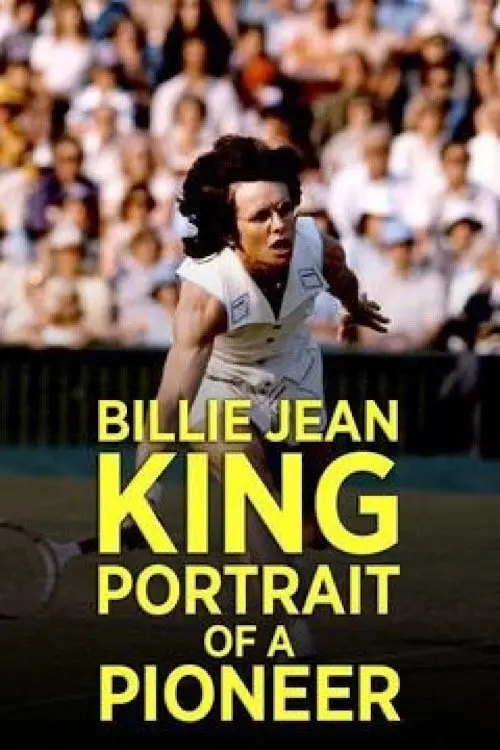 Movie poster "Billie Jean King: Portrait of a Pioneer"