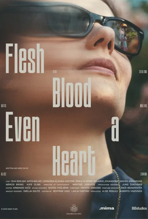Movie poster "Flesh, Blood, Even a Heart"