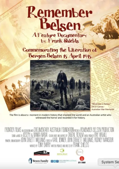 Movie poster "Remember Belsen"