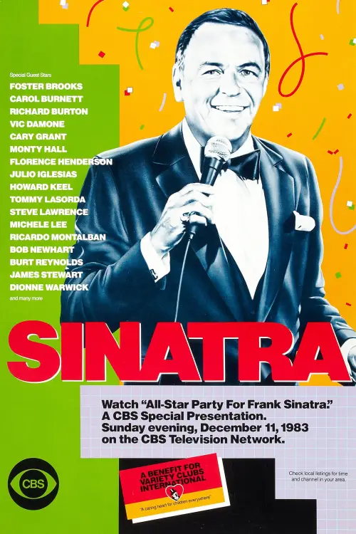 Movie poster "All-Star Party for Frank Sinatra"