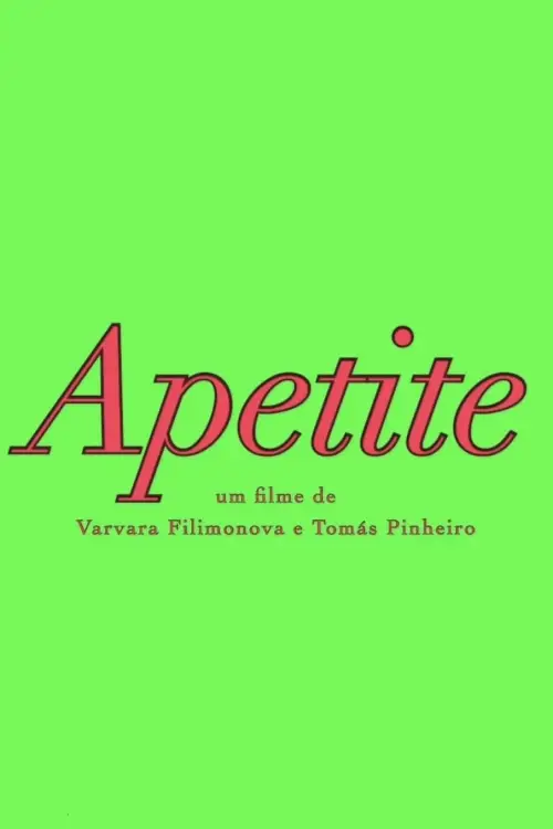 Movie poster "Apetite"