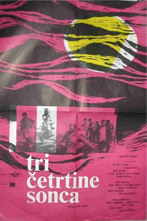 Movie poster "Three Quarters of the Sun"