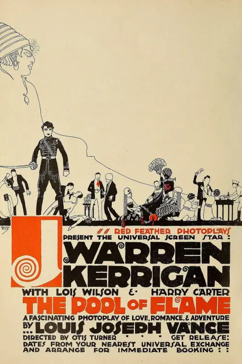 Movie poster "The Pool of Flame"