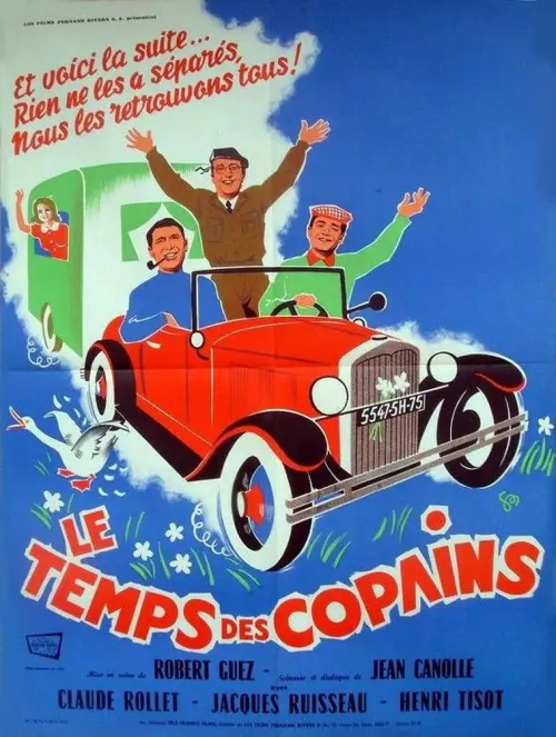 Movie poster "Le temps des copains"