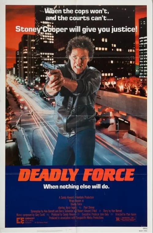 Movie poster "Deadly Force"