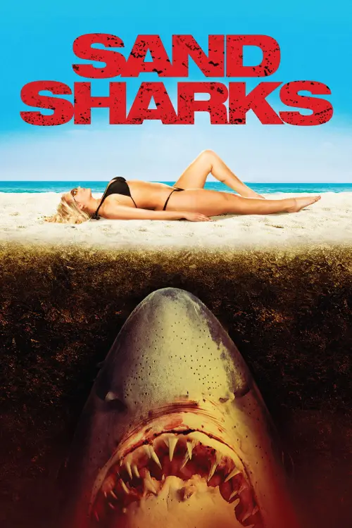 Movie poster "Sand Sharks"