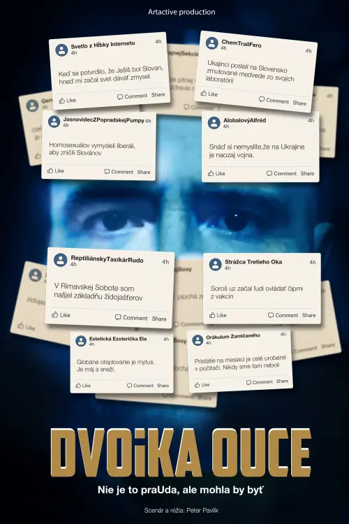 Movie poster "DVOiKA OUCE"