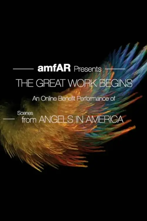 Movie poster "The Great Work Begins: Scenes from Angels in America"