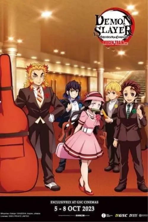 Movie poster "Demon Slayer Orchestra Concert-Mugen Train ARC"