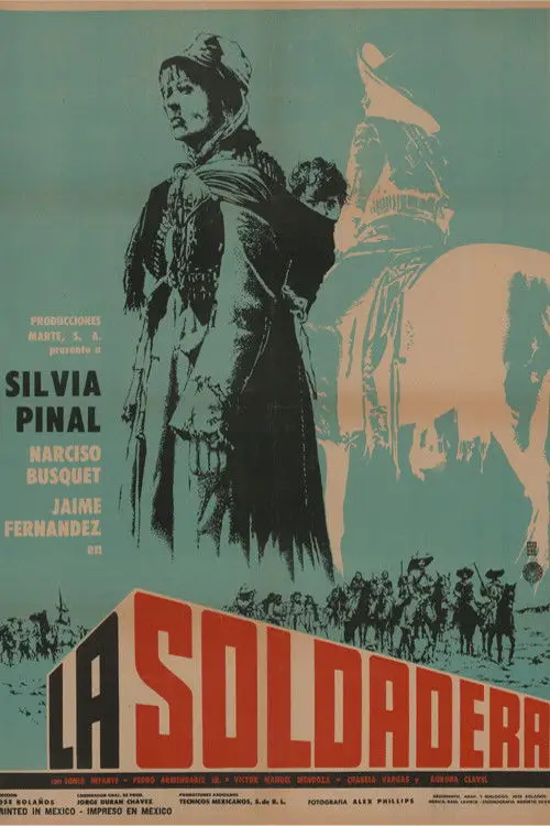 Movie poster "La soldadera"