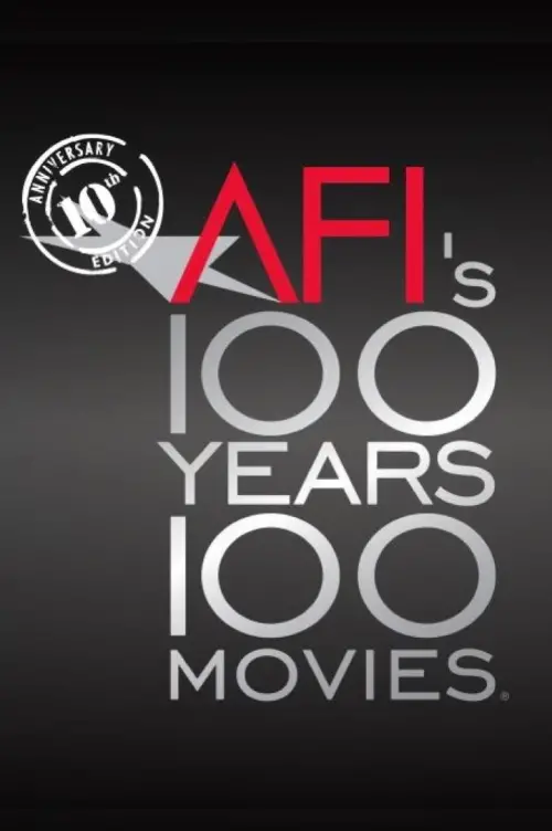 Movie poster "AFI: 100 Years... 100 Movies... 10th Anniversary Edition"