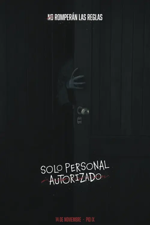 Movie poster "Solo Personal Autorizado"