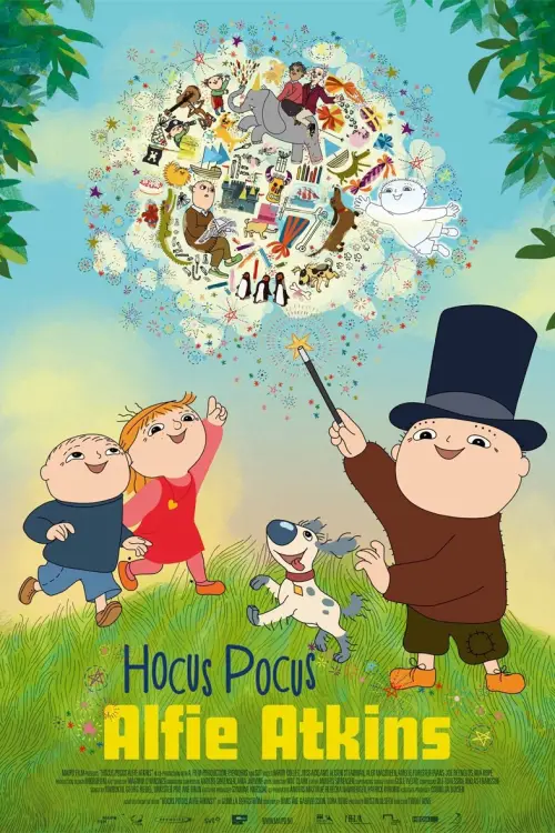 Movie poster "Hocus Pocus, Alfie Atkins!"