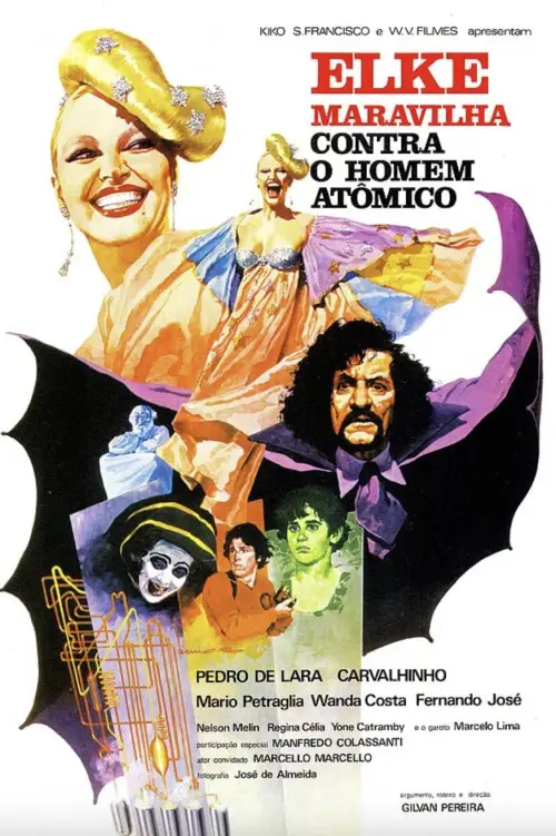 Movie poster "Elke Maravilha Contra o Homem Atômico"