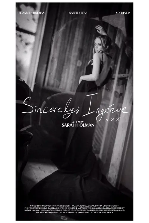 Movie poster "Sincerely, Ingénue"