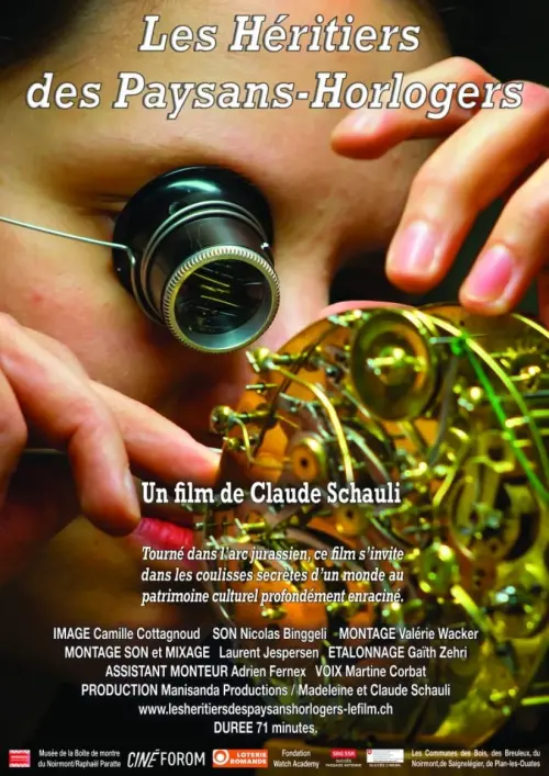 Movie poster "Les Héritiers des Paysans-Horlogers"