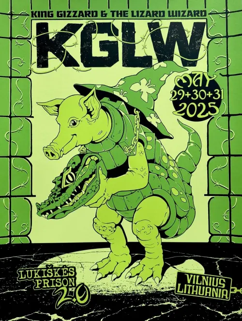 Movie poster "King Gizzard & The Lizard Wizard - Live in Vilnius ’25 (Night 3)"