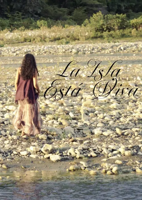 Movie poster "La isla está viva"