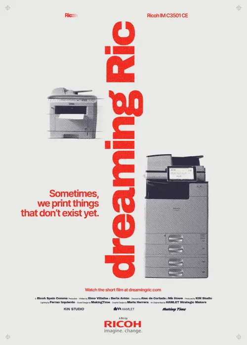 Movie poster "Dreaming Ric"