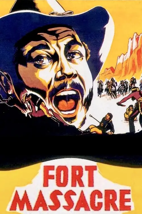 Movie poster "Fort Massacre"
