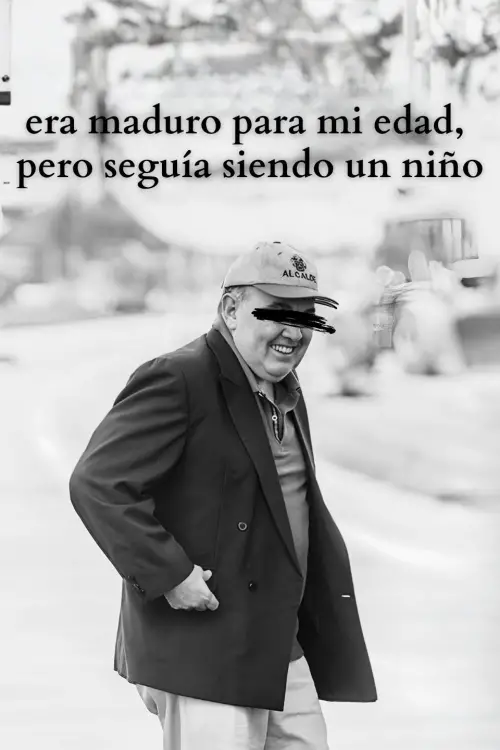 Movie poster "era maduro para mi edad, pero seguía siendo un niño"