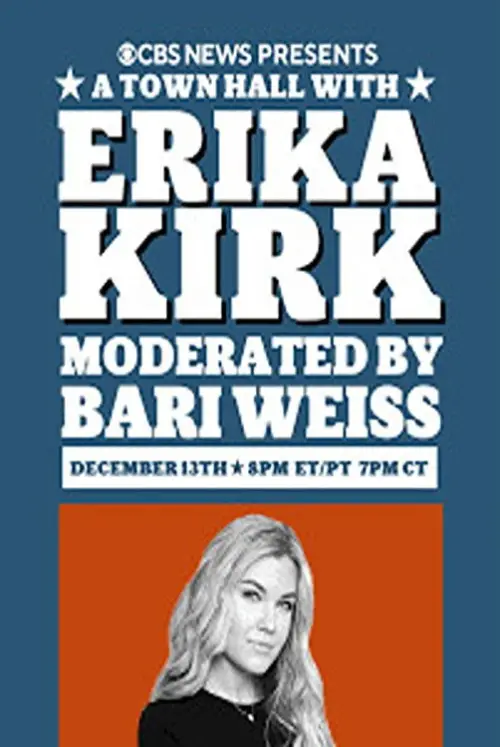 Movie poster "A Town Hall with Erika Kirk"