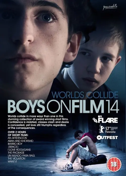 Movie poster "Boys on Film 14: Worlds Collide"