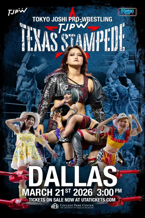 Movie poster "TJPW Texas Stampede in Dallas"