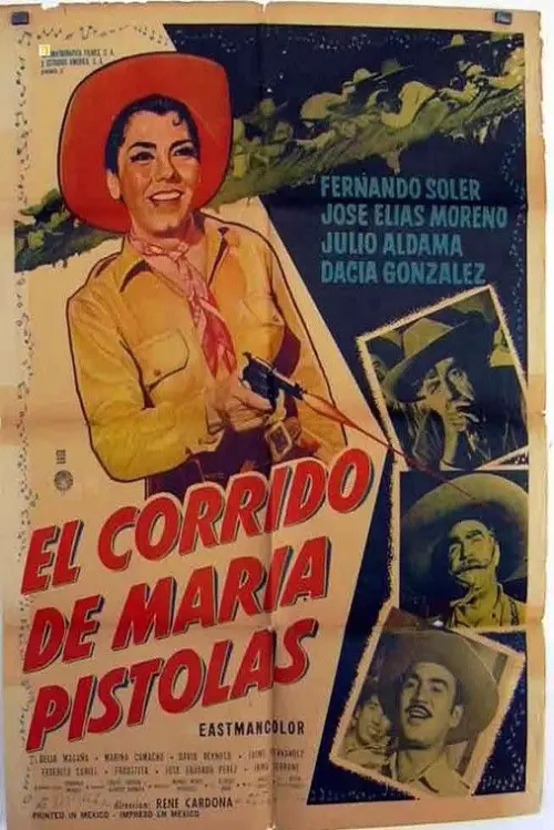 Movie poster "El corrido de María Pistolas"