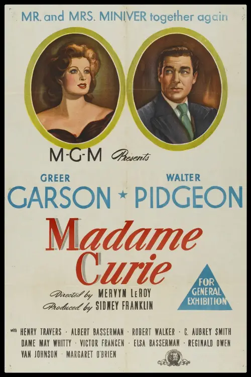 Movie poster "Madame Curie"