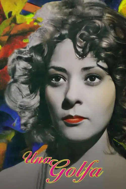 Movie poster "Una golfa"