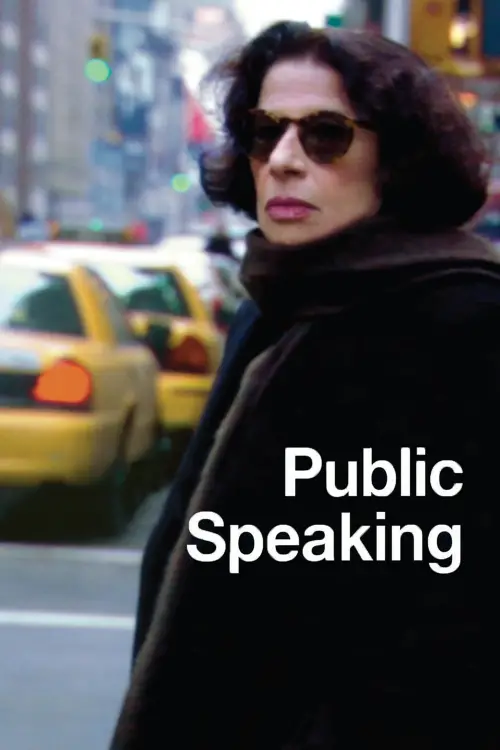 Movie poster "Public Speaking"