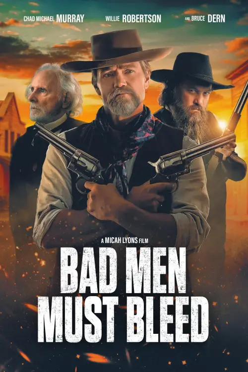 Movie poster "Bad Men Must Bleed"