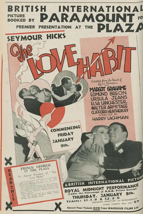 Movie poster "The Love Habit"