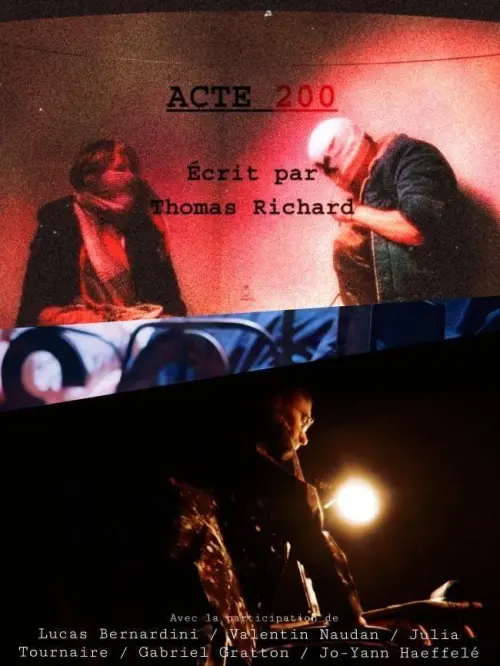 Movie poster "Acte 200"