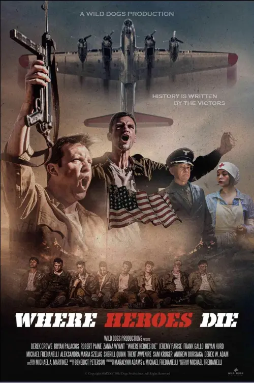 Movie poster "Where Heroes Die"