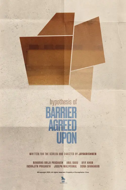 Movie poster "Hypothesis of Barrier Agreed Upon"