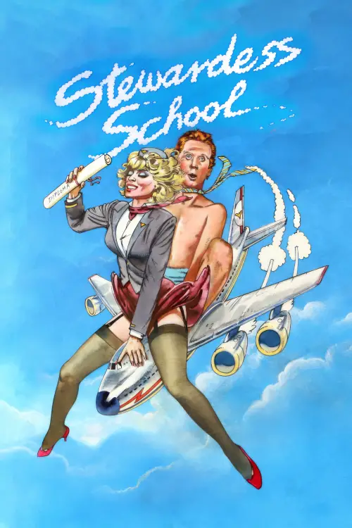 Movie poster "Stewardess School"