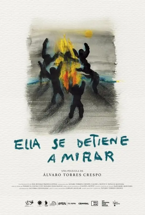 Movie poster "Ella se detiene a mirar"