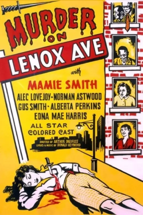 Movie poster "Murder on Lenox Avenue"