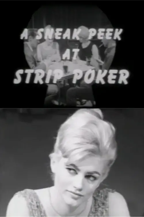 Movie poster "A Sneak Peek at Strip Poker"
