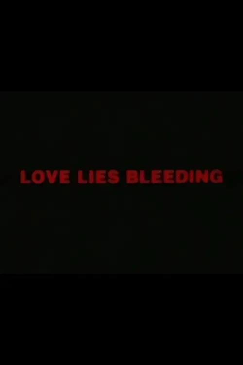 Movie poster "Love Lies Bleeding"