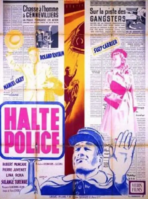 Movie poster "Halte... Police!"