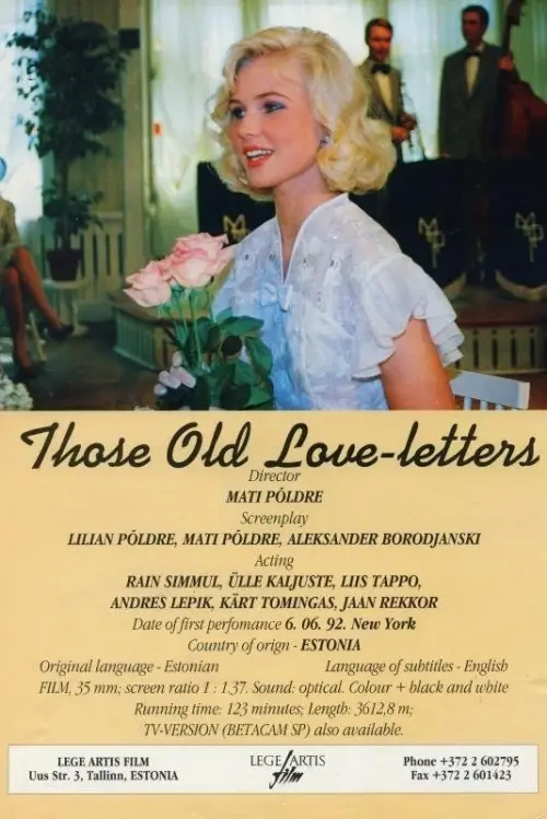 Movie poster "Those Old Love-letters"