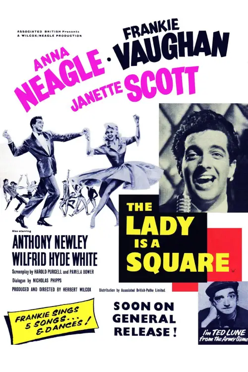 Movie poster "The Lady is a Square"