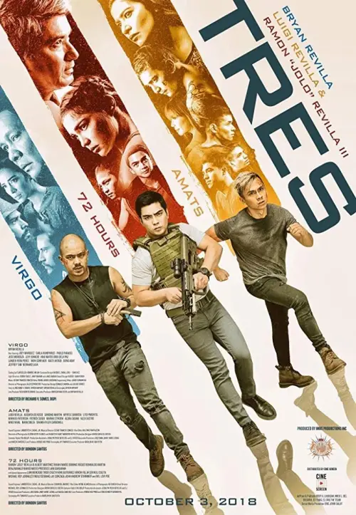 Movie poster "Tres"