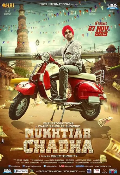 Movie poster "Mukhtiar Chadha"