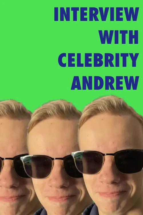 Movie poster "Interview With Celebrity Andrew"