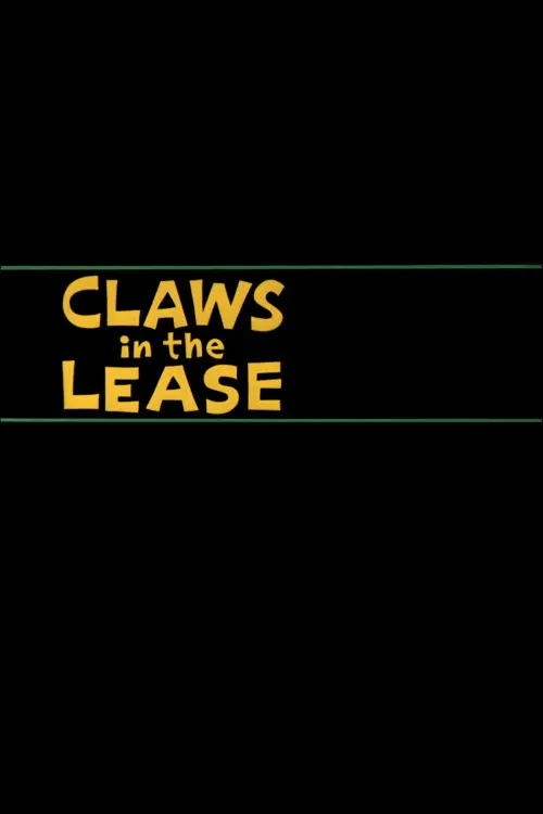 Movie poster "Claws in the Lease"